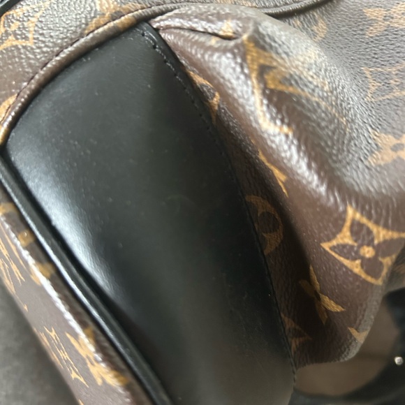 Louis Vuitton Brown Monogram Backpack with Black Accents - Picture 16 of 16